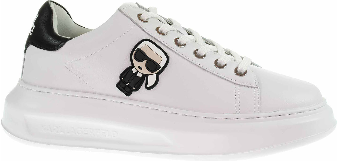 Karl Lagerfeld Dámska topánky Karl Lagerfeld KL62530 011 white lthr 38