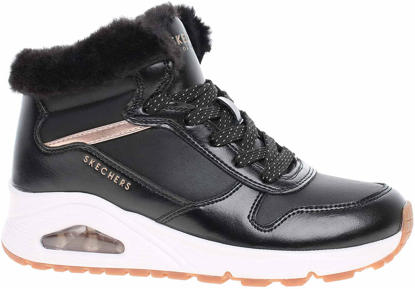 Skechers Uno - Cozy on Air black-rose gold 30