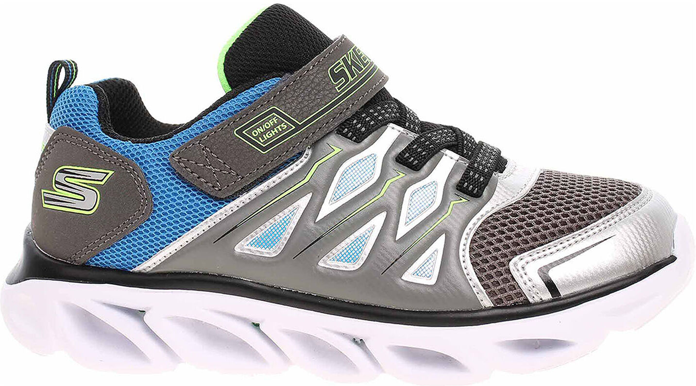 Skechers S Lights - Hypno-Flash 3.0 silver-blue 32