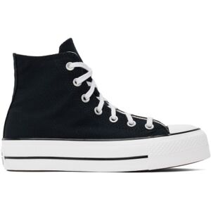 Converse Black Chuck Taylor All Star Lift High Top Sneakers  - BLACK/WHITE/WHITE - Size: US 5.5 - female