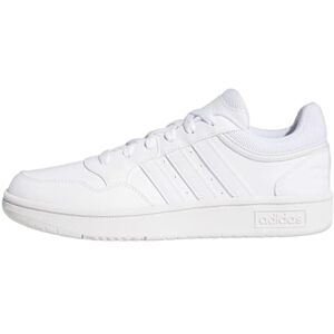 adidas Women's Hoops 3.0 Sneaker, Ftwr White Ftwr White Dash Grey, 8.5 UK