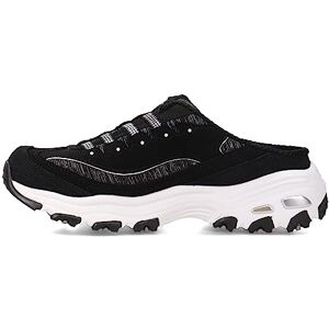 Skechers Women's D'Lites Resilient Fashion Sneaker, Black White, 4.5 UK