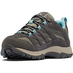 Columbia Women's Crestwood WP waterproof low rise hiking shoes, Black (Kettle x Dark Grey), 6 UK