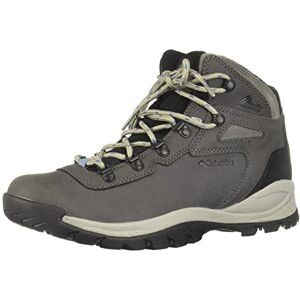 Columbia Women's Newton Ridge Plus mid rise hiking boots, Grey (Quarry x Cool Wave), 7 UK