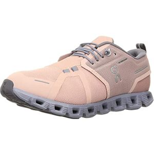 On Women'S Cloud 5 Waterproof Sneaker, Rose Fossil, 7.5 Uk