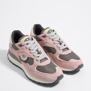 BIMBA Y LOLA Pink split leather jogger sneaker PINK 38 adult