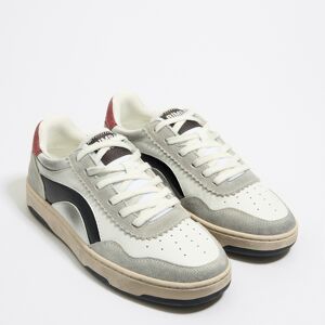 BIMBA Y LOLA White leather cupsole sneaker WHITE 40 adult