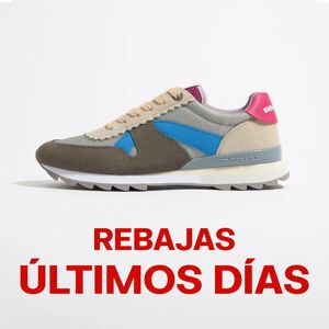 BIMBA Y LOLA Gray technical sneaker GREY 39 adult