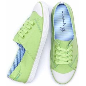 Green Canvas Lace-Up Trainers   Size 5   Hemmick Moshulu - 5