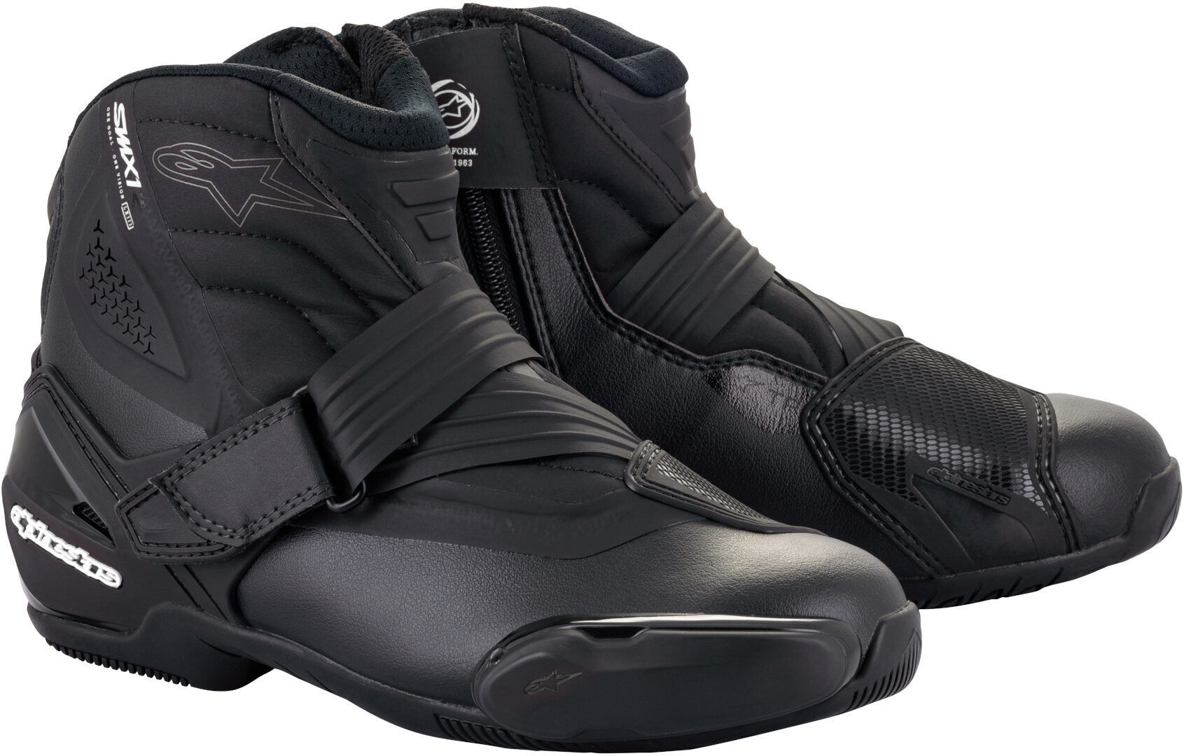 Photos - Motorcycle Boots Alpinestars Stella Smx-1 R V2 Ladies Motorcycle Shoes Female Black Size: 4 