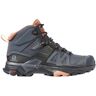 Women's Salomon X Ultra 4 GORE-TEX Hiking Boots Ebony/Mocha Mousse/AlmondCream 9(B), Rubber