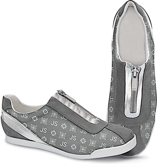 The Bradford Exchange Personalized Gray Women's Shoes With Your Initials