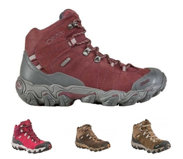 Photos - Trekking Shoes Wide Oboz Bridger Mid B-DRY Hiking Shoes - Women's, Frost Gray, 9.5, , 2210 
