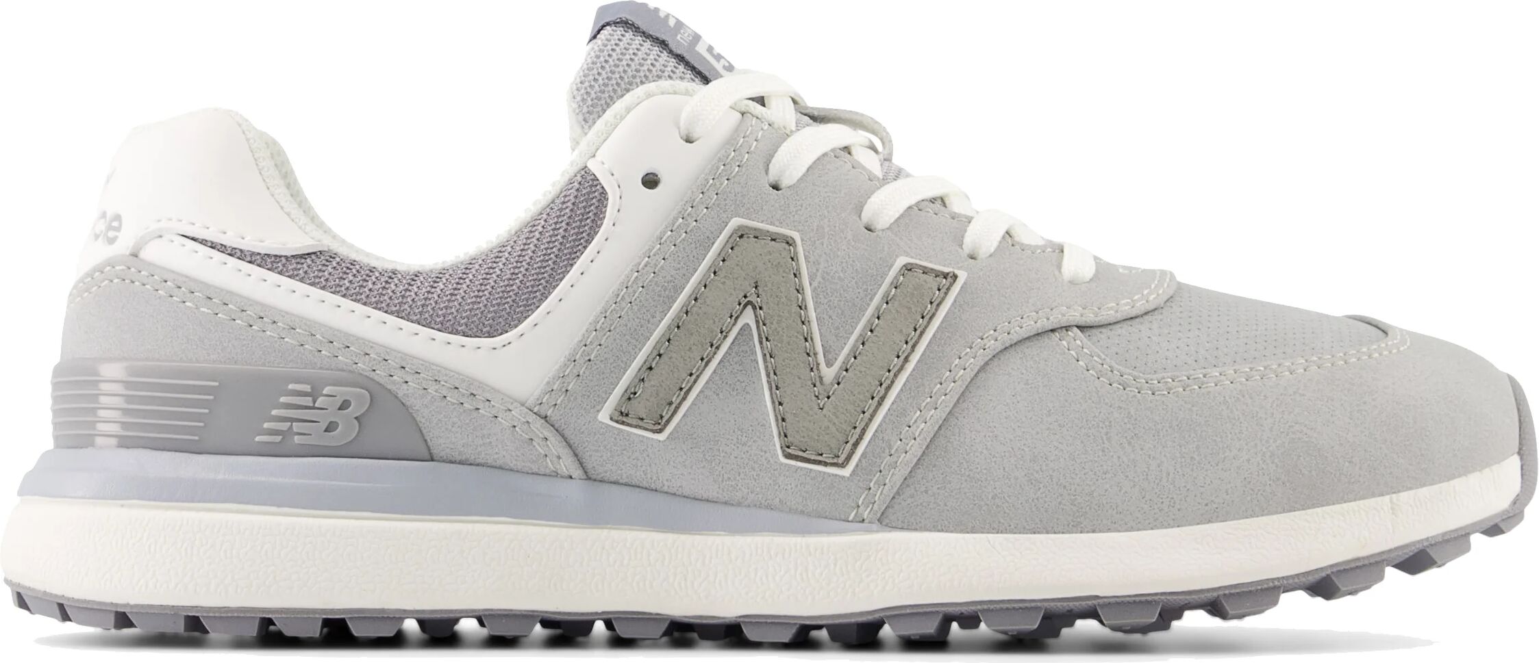 New Balance Womens 574 Greens v2 Golf Shoes - Light Grey - 6.5 - B