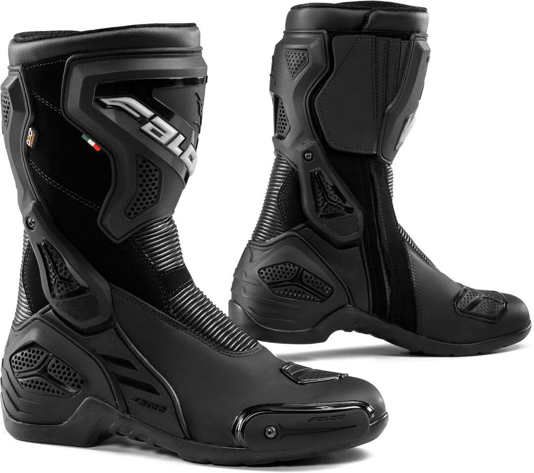 Falco Fenix 3 WTR Motorradstiefel Schwarz 47