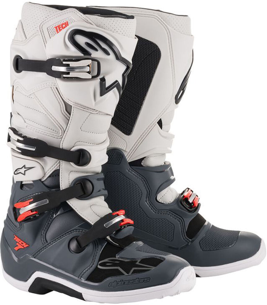 Alpinestars Tech 7 Motocross Boots Bottes de motocross Gris 52