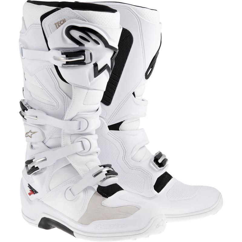 Alpinestars Tech 7 Motocross Boots Bottes de motocross Blanc 42