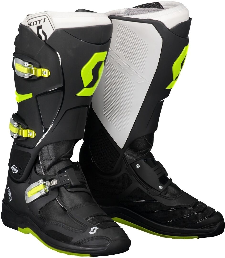 Scott 550 Bottes motocross Noir Jaune 41