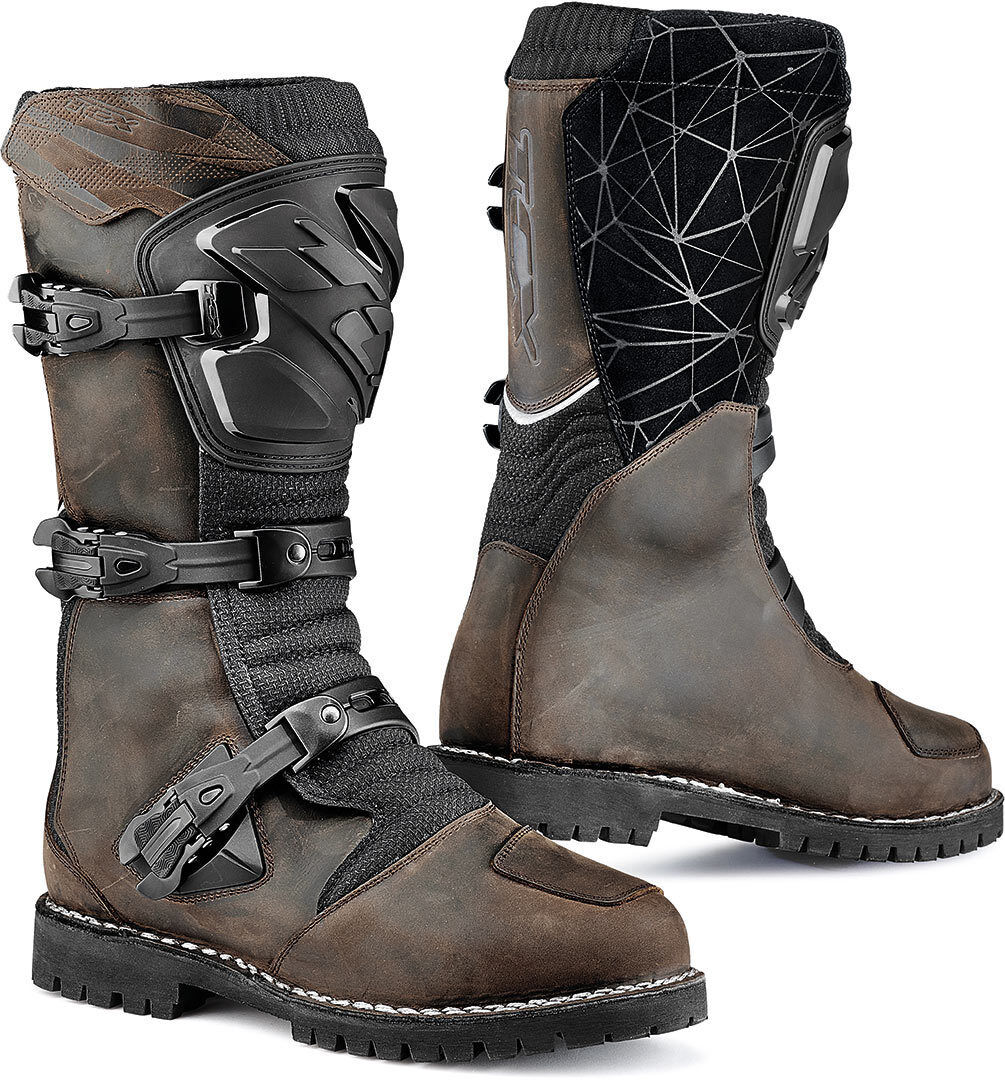 TCX Drifter waterproof Motorcycle Boots bottes de moto imperméables Brun 48