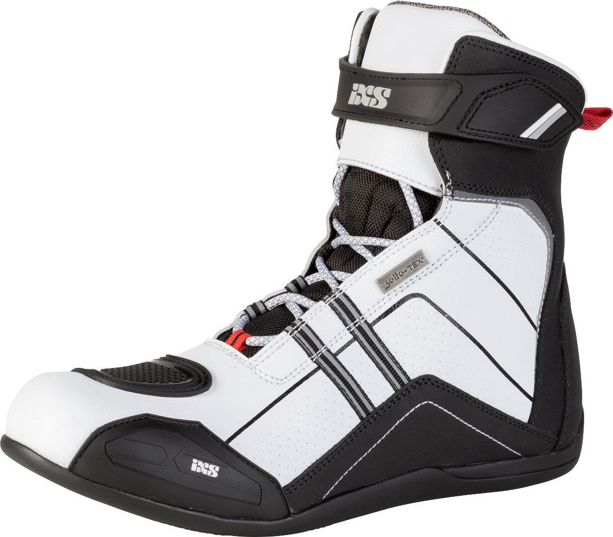 IXS RS-300-ST Bottes de moto Noir Blanc 46