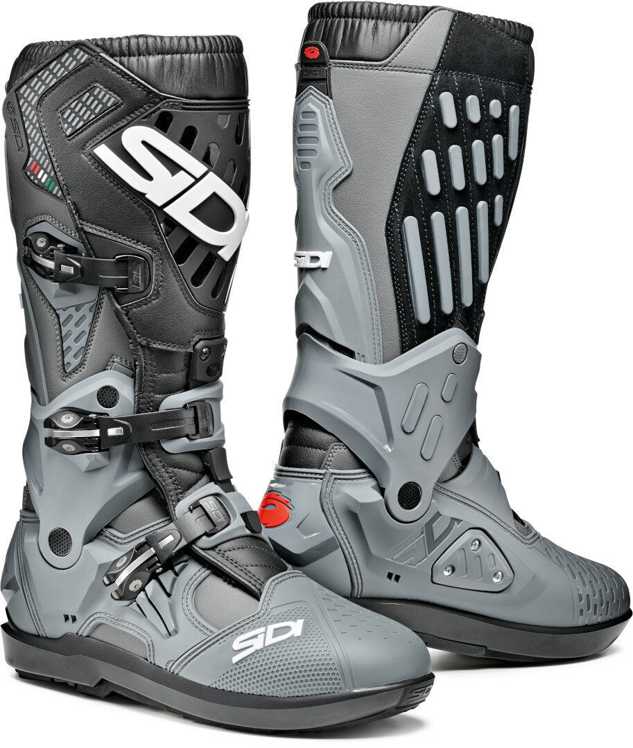 Sidi Atojo SRS Bottes Motocross Noir Gris 45