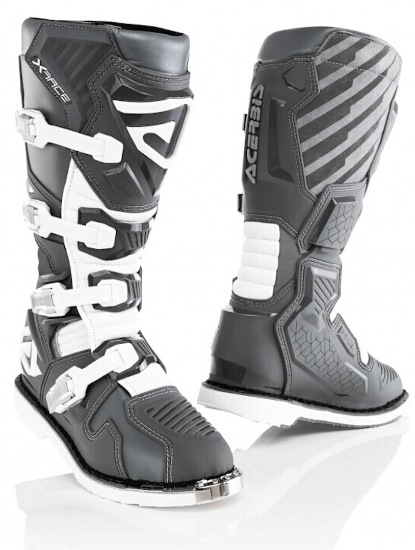 Acerbis X-Race Motocross Boots Bottes de motocross Gris 43