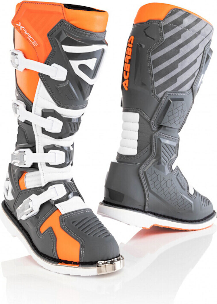 Acerbis X-Race Motocross Boots Bottes de motocross Gris Orange 47