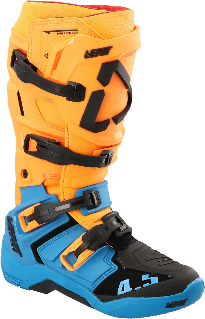 Leatt 4.5 Bluringe Bottes motocross Bleu Orange 43