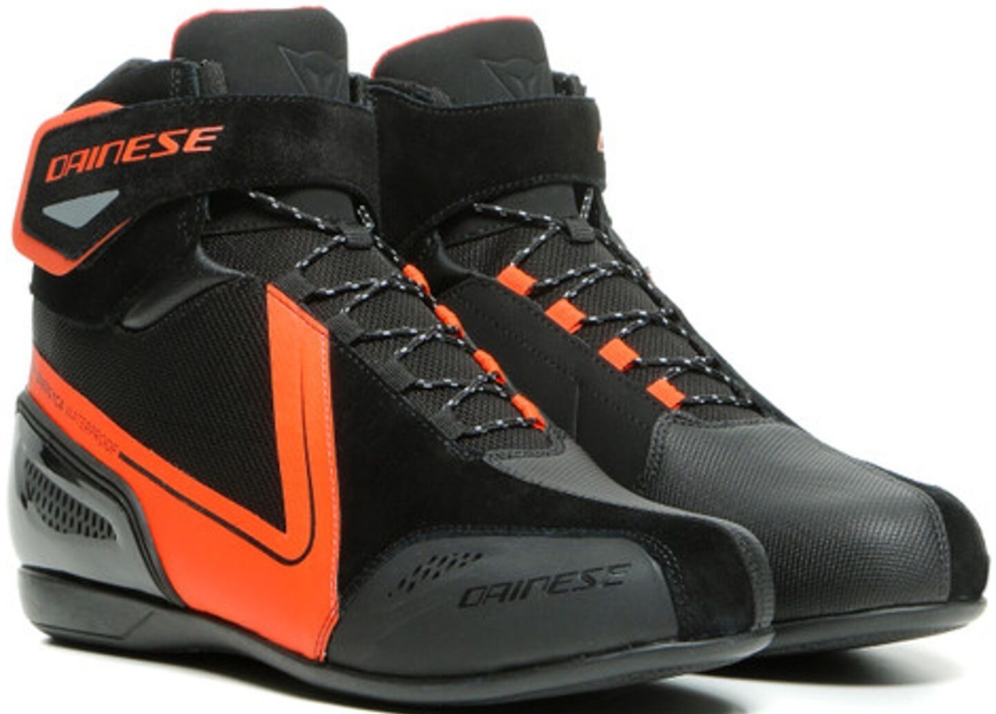 Dainese Energyca D-WP chaussures de moto imperméables à l’eau Noir Rouge 40