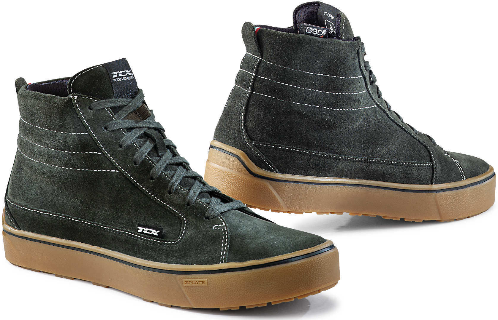 TCX Street 3 Chaussures de moto imperméables Vert 39