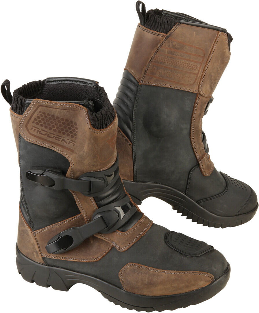 Modeka Tariko Bottes de moto Brun 42