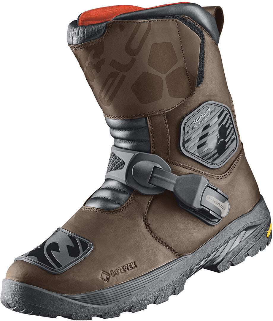 Held Brickland LC Gore-Tex Bottes de moto Brun 41