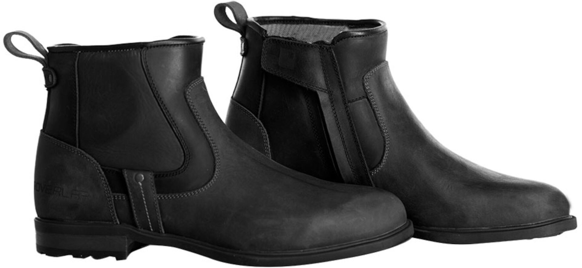 Overlap Andy Bottes de moto Noir 41