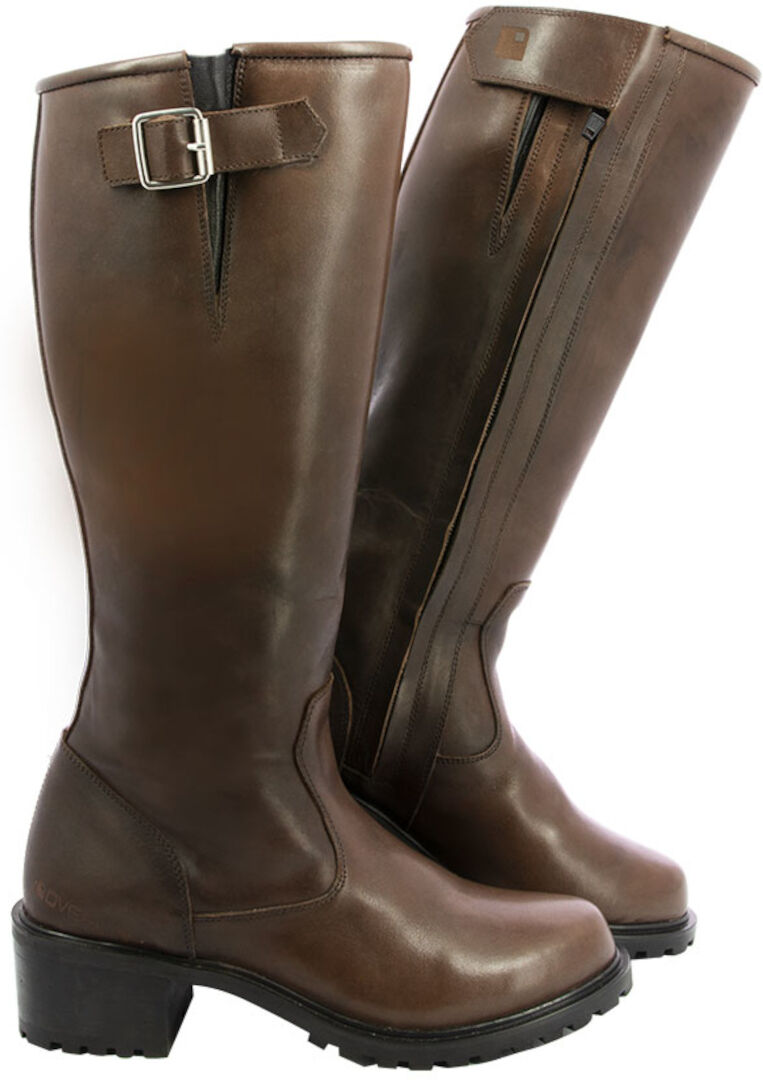 Overlap Shayenne Bottes de moto dames Brun 37