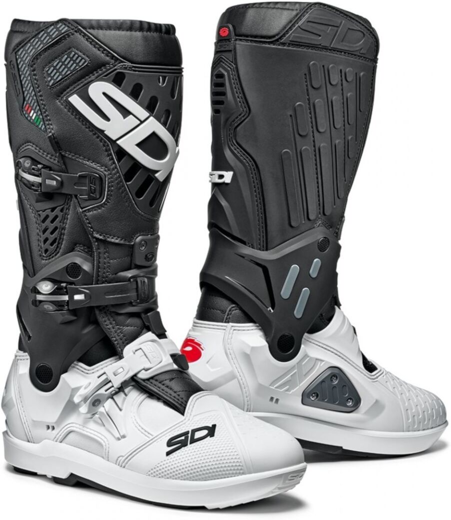 Sidi Atojo SRS Limited Edition Bottes Motocross Noir Blanc 46