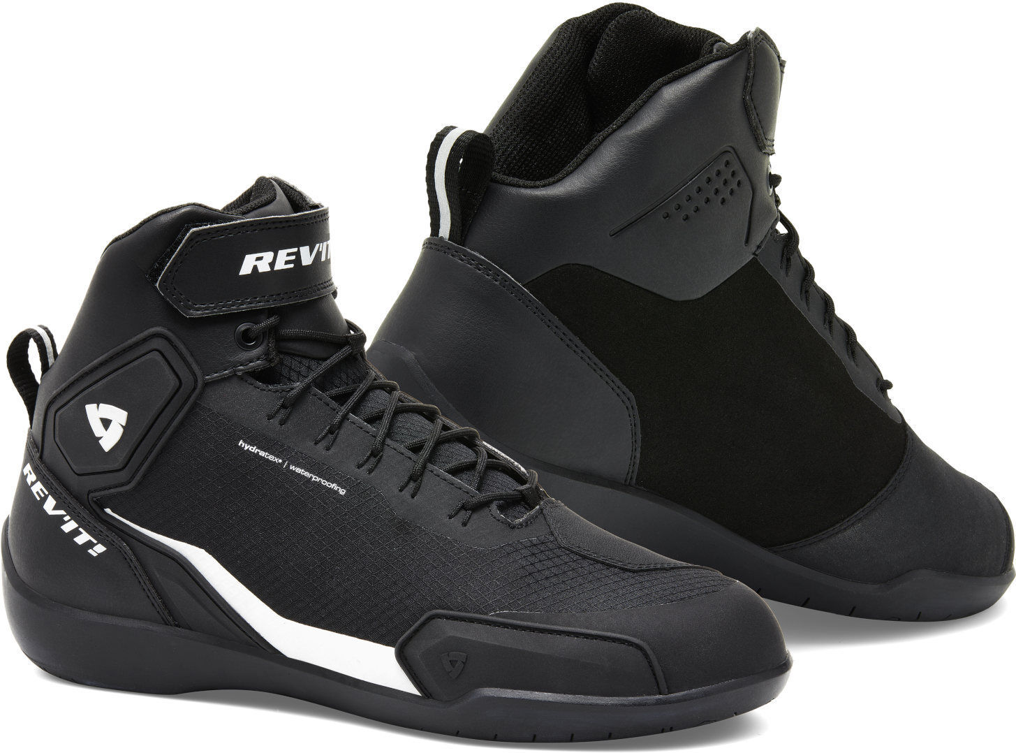 Revit G-Force H2O Chaussures de moto imperméables à l’eau Noir Blanc 46