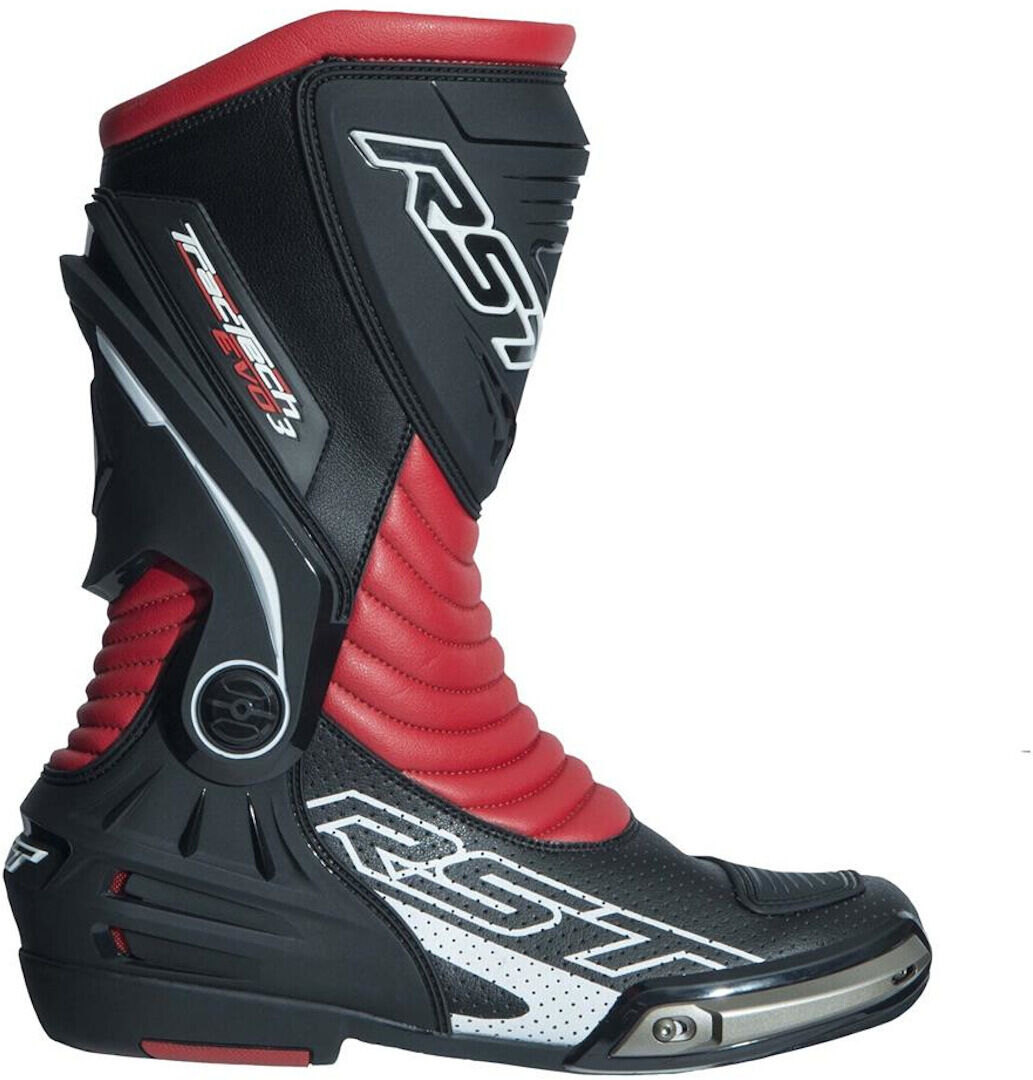 RST Tractech Evo III Sport Bottes de moto Noir Rouge 47