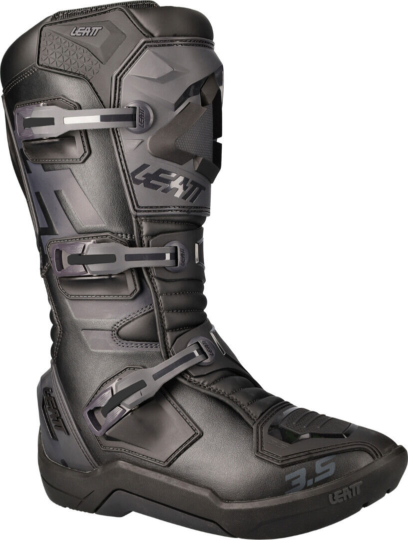 Leatt 3.5 Bottes de motocross Noir Gris 45 46