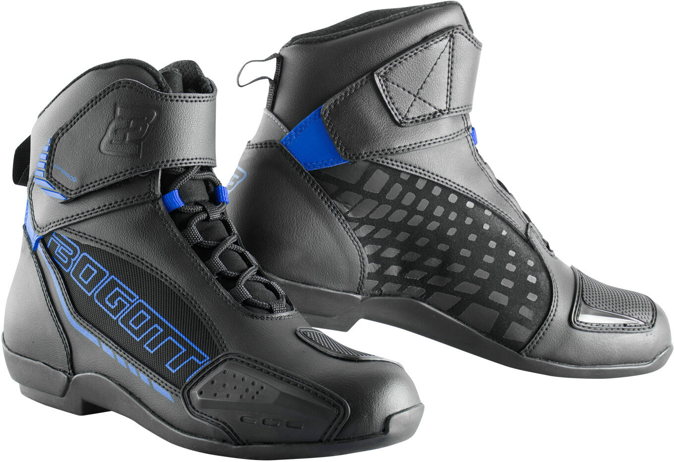 Bogotto GPX Chaussures de moto Noir Bleu 43