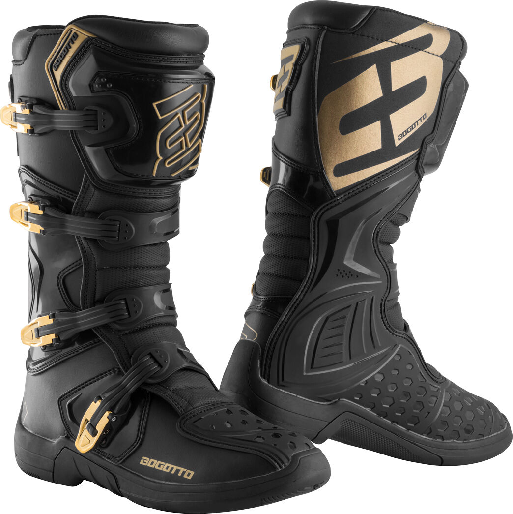 Bogotto MX-5 Bottes de motocross Noir Or 40