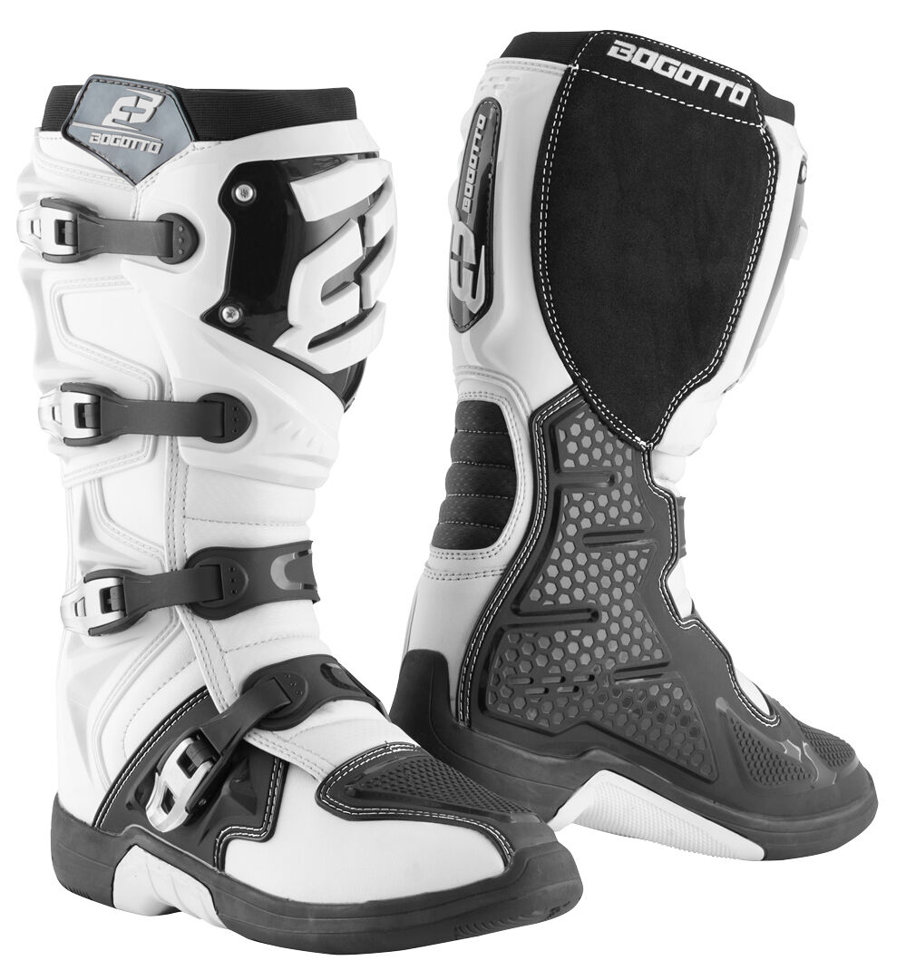 Bogotto MX-6 Bottes de motocross Noir Blanc 42