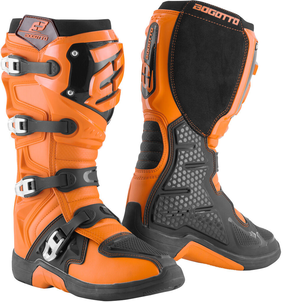 Bogotto MX-6 Bottes de motocross Noir Orange 47