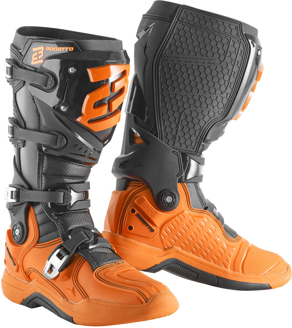 Bogotto MX-7 Bottes de motocross Noir Orange 40