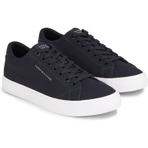 Tommy Hilfiger Sneaker »TH HI VULC LOW CANVAS«, in cleanem Look,... dunkelblau  48