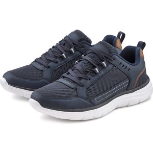 AUTHENTIC LE JOGGER Sneaker, im Material-Mix, Schnürhalbschuhe,... blau-camelfarben  44