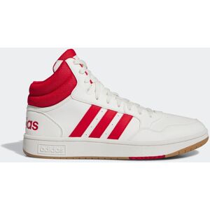 Adidas Sportswear Sneaker »HOOPS 3.0 MID« Core White / Better Scarlet / Gum4  48