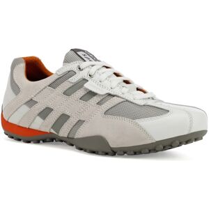 Geox Sneaker »UOMO SNAKE K«, mit stylischem Kontrastmuster, Freizeitschuh,... weiss Größe 48