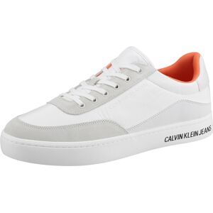 Calvin Klein Jeans Sneaker »SAWYER 9C3«, mit Logoschriftzug, Freizeitschuh,... weiss-kombiniert Größe 43