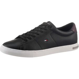 Tommy Hilfiger Sneaker »ESSENTIAL LEATHER DETAIL VUL«, mit Kontrastbesatz,... schwarz Größe 46