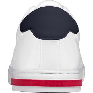 Tommy Hilfiger Sneaker »ESSENTIAL LEATHER DETAIL VUL«, mit Kontrastbesatz,... weiss Größe 41